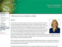 Tablet Screenshot of lucygordan.com